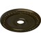 Ekena Millwork Wreath Ceiling Medallion (Fits Canopies up to 6"), 21 1/8"OD x 3 5/8"ID x 7/8"P, Green Gold CM21WRGGS - alternate 2